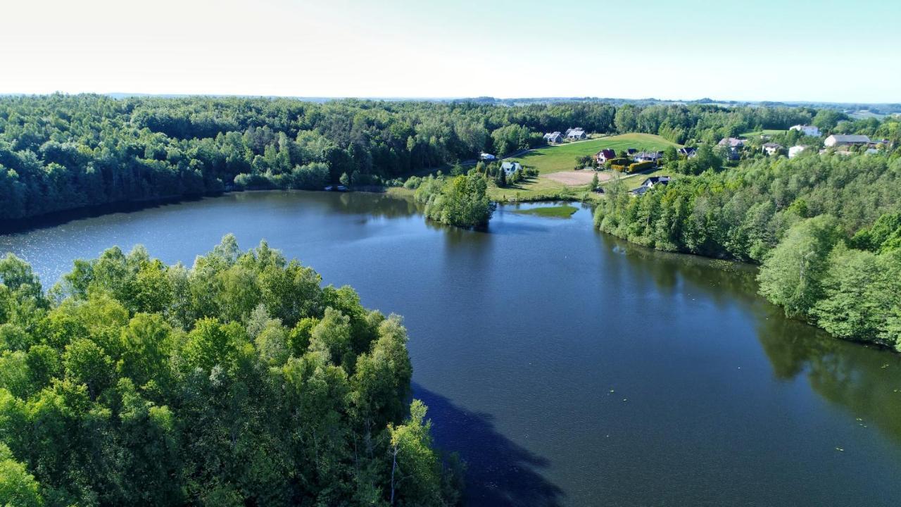 Podiazy Osada Skoczkowo Komfortowe Domki Z Jacuzzi Nad Jeziorem- Sauna- Balia- Prywatny Staw Wedkarski מראה חיצוני תמונה