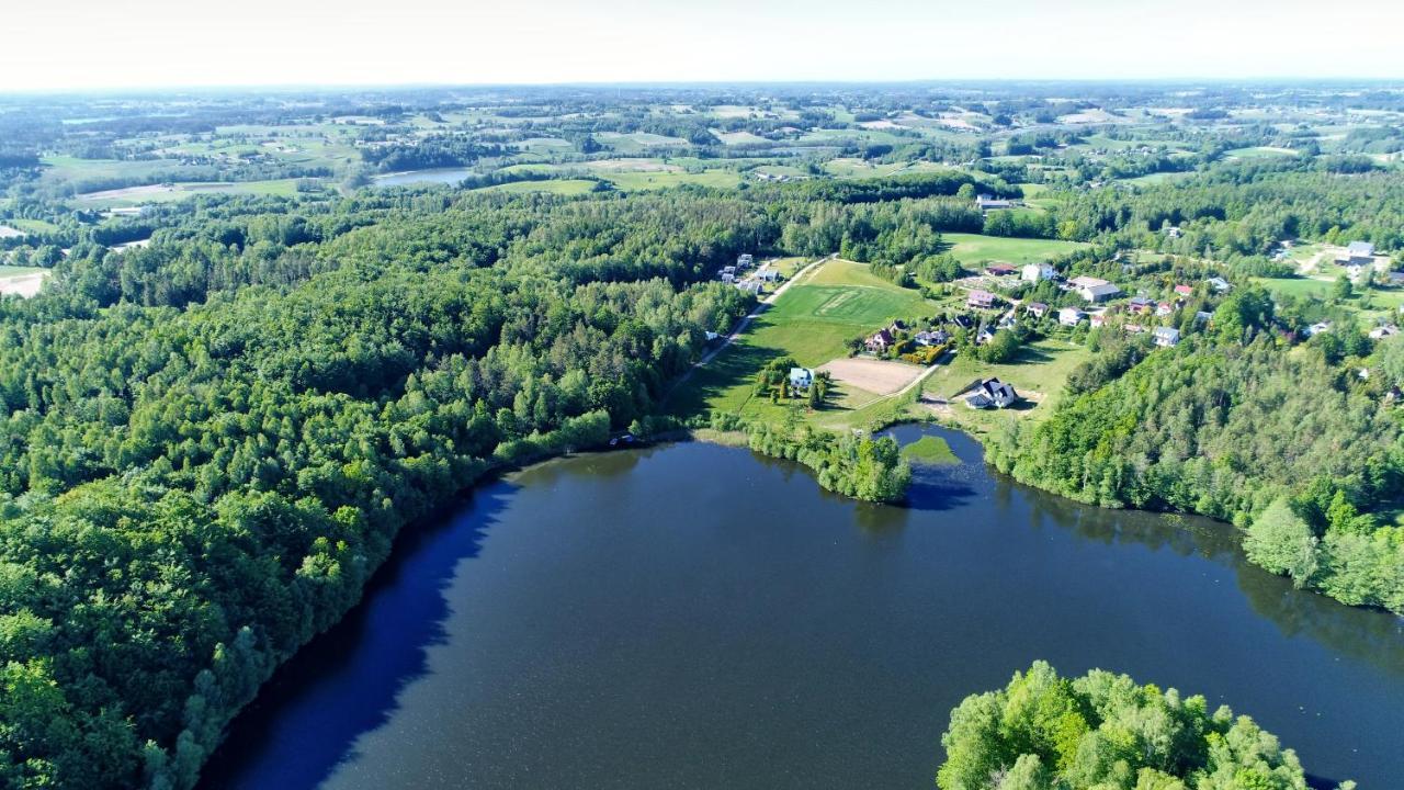 Podiazy Osada Skoczkowo Komfortowe Domki Z Jacuzzi Nad Jeziorem- Sauna- Balia- Prywatny Staw Wedkarski מראה חיצוני תמונה