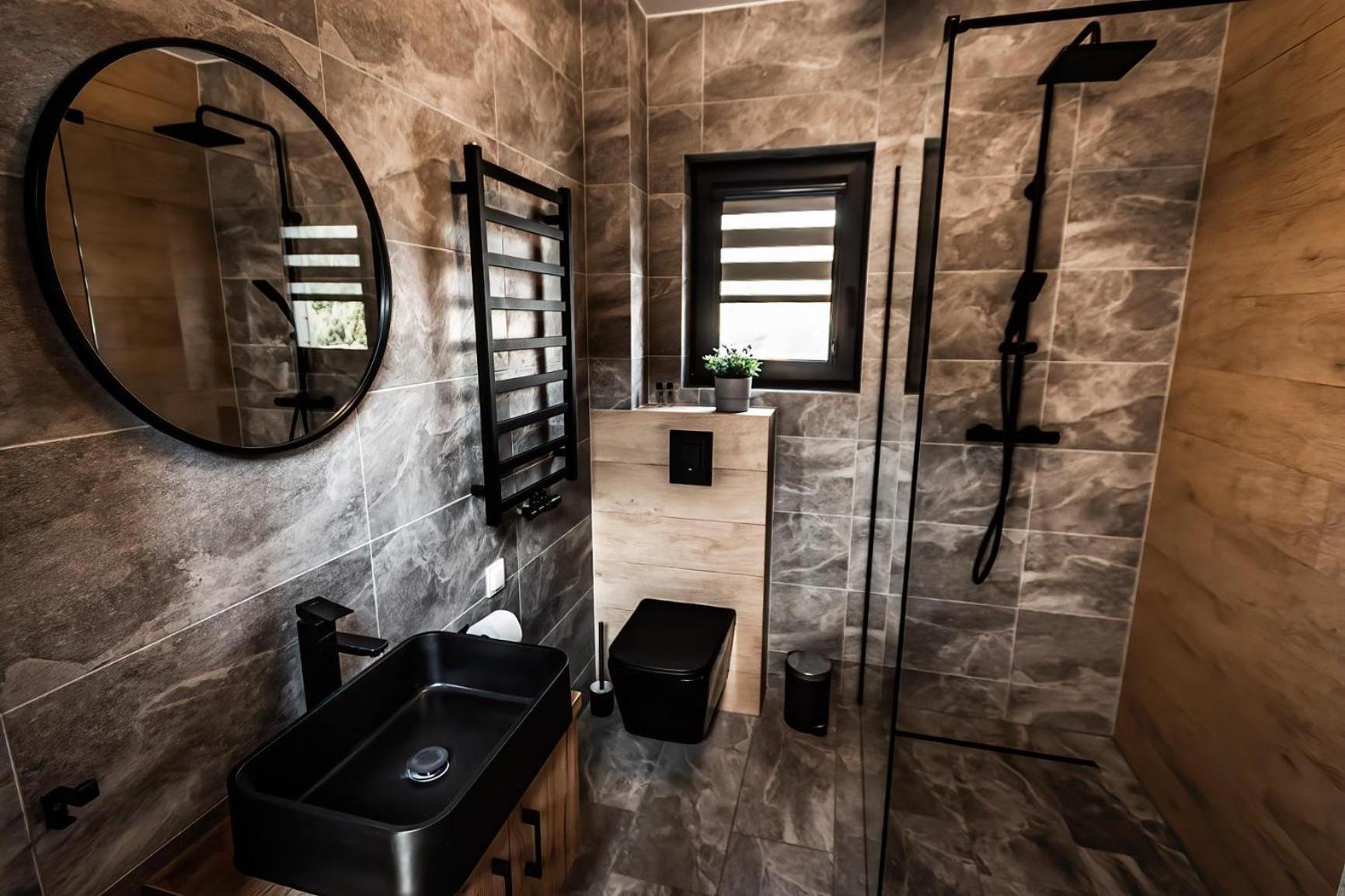 Podiazy Osada Skoczkowo Komfortowe Domki Z Jacuzzi Nad Jeziorem- Sauna- Balia- Prywatny Staw Wedkarski מראה חיצוני תמונה